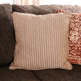 Wanstead Dark Brown/Rust Sectional - Ornate Home