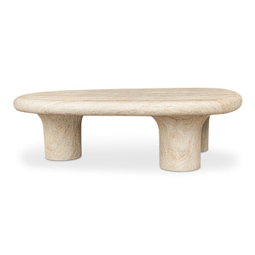 Warby Beige Outdoor Coffee Table - Ornate Home