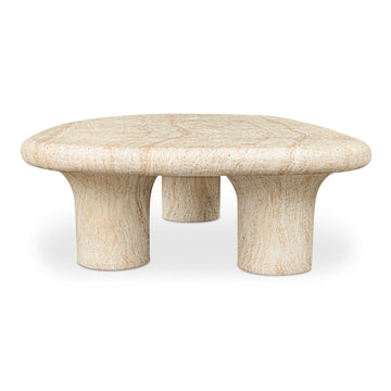 Warby Beige Outdoor Coffee Table - Ornate Home