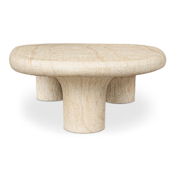Warby Beige Outdoor Coffee Table - Ornate Home