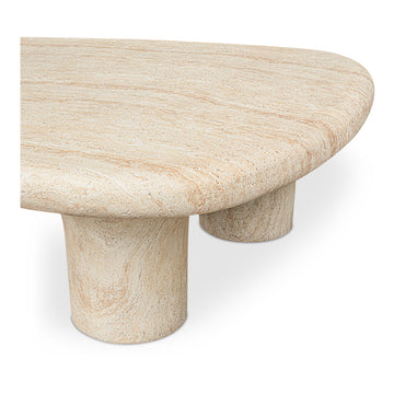 Warby Beige Outdoor Coffee Table - Ornate Home