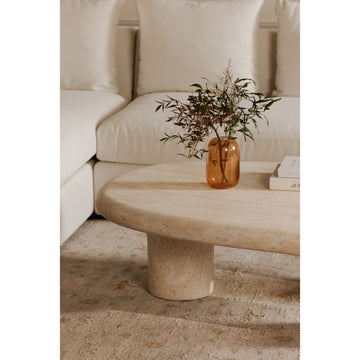 Warby Beige Outdoor Coffee Table - Ornate Home