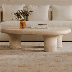 Warby Beige Outdoor Coffee Table - Ornate Home