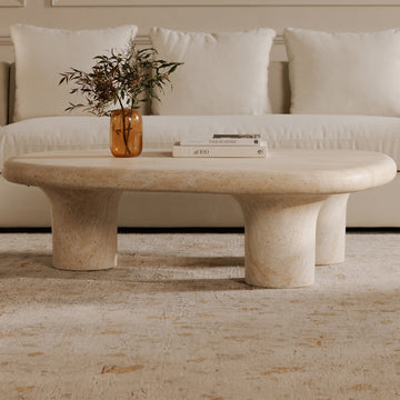 Warby Beige Outdoor Coffee Table - Ornate Home
