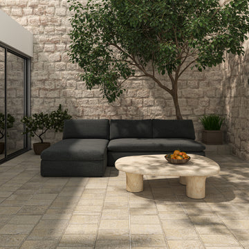 Warby Beige Outdoor Coffee Table - Ornate Home