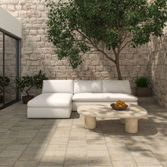 Warby Beige Outdoor Coffee Table - Ornate Home