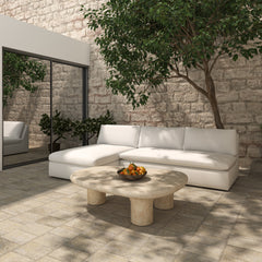 Warby Beige Outdoor Coffee Table - Ornate Home