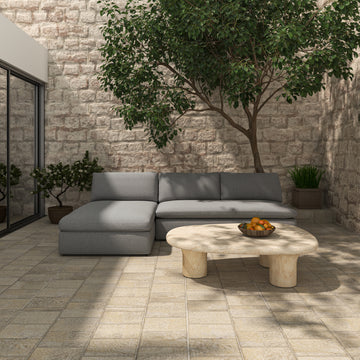 Warby Beige Outdoor Coffee Table - Ornate Home