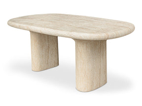 Warby Beige Outdoor Dining Table - Ornate Home