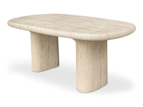 Warby Beige Outdoor Dining Table - Ornate Home