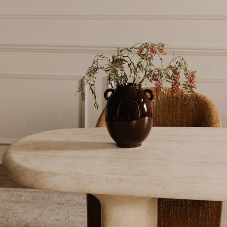 Warby Beige Outdoor Dining Table - Ornate Home