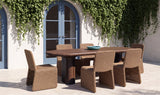 Warby Brown Outdoor Dining Table - Ornate Home