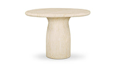 Warby Faux Travertine Outdoor Bistro Table - Ornate Home