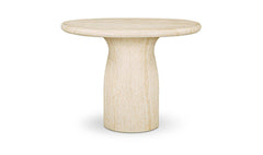 Warby Faux Travertine Outdoor Bistro Table - Ornate Home