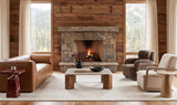 Ward Brown Leather Sofa - Ornate Home