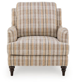 Wardington Multi/Beige Accent Chair - Ornate Home