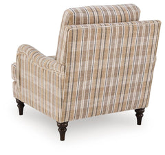 Wardington Multi/Beige Accent Chair - Ornate Home