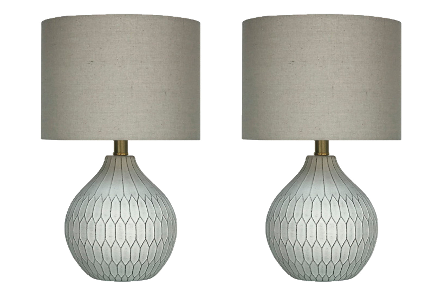 Wardmont White Table Lamp (Set of 2) (Online Special Price) - Ornate Home
