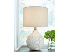 Wardmont White Table Lamp (Set of 2) - Ornate Home