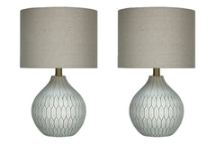 Wardmont White Table Lamp (Set of 2) - Ornate Home