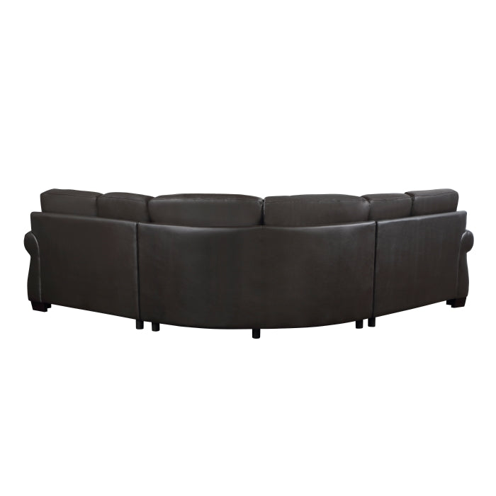 Wareham Brown 3-Piece Sectional - Ornate Home
