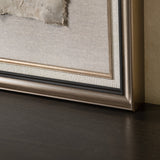 Warm Crackles Brown/Cresm Canvas