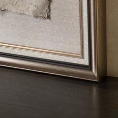 Warm Crackles Brown/Cresm Canvas - Ornate Home