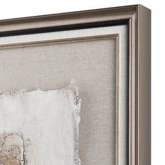 Warm Crackles Brown/Cresm Canvas - Ornate Home