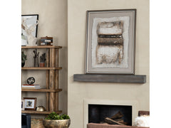 Warm Crackles Brown/Cresm Canvas - Ornate Home