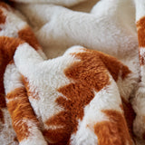 Warm Faux Fur Luxury Sofa Throw Blankets, Soft Cozy Thick Plush Shaggy Blankets for Couch Chair Bed - Ornate Home