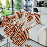 Warm Faux Fur Luxury Sofa Throw Blankets, Soft Cozy Thick Plush Shaggy Blankets for Couch Chair Bed - Ornate Home