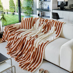 Warm Faux Fur Luxury Sofa Throw Blankets, Soft Cozy Thick Plush Shaggy Blankets for Couch Chair Bed - Ornate Home