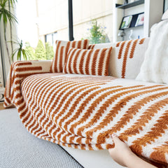 Warm Faux Fur Luxury Sofa Throw Blankets, Soft Cozy Thick Plush Shaggy Blankets for Couch Chair Bed - Ornate Home