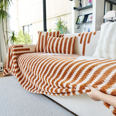 Warm Faux Fur Luxury Sofa Throw Blankets, Soft Cozy Thick Plush Shaggy Blankets for Couch Chair Bed - Ornate Home
