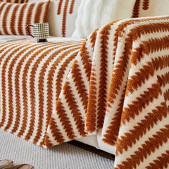 Warm Faux Fur Luxury Sofa Throw Blankets, Soft Cozy Thick Plush Shaggy Blankets for Couch Chair Bed - Ornate Home
