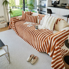 Warm Faux Fur Luxury Sofa Throw Blankets, Soft Cozy Thick Plush Shaggy Blankets for Couch Chair Bed - Ornate Home