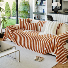 Warm Faux Fur Luxury Sofa Throw Blankets, Soft Cozy Thick Plush Shaggy Blankets for Couch Chair Bed - Ornate Home