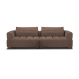 Warner Channel Brown 2-Piece Sofa Set with Back Cushions - Ornate Home