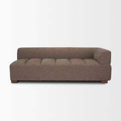 Warner Channel Brown 3-Piece Long Right Arm Sofa Set with Corner Piece - Ornate Home