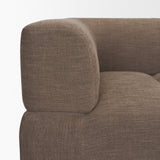 Warner Channel Brown 3-Piece Long Sofa Set with Corner Piece - Ornate Home