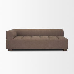 Warner Channel Brown 3-Piece Long Sofa Set with Corner Piece - Ornate Home