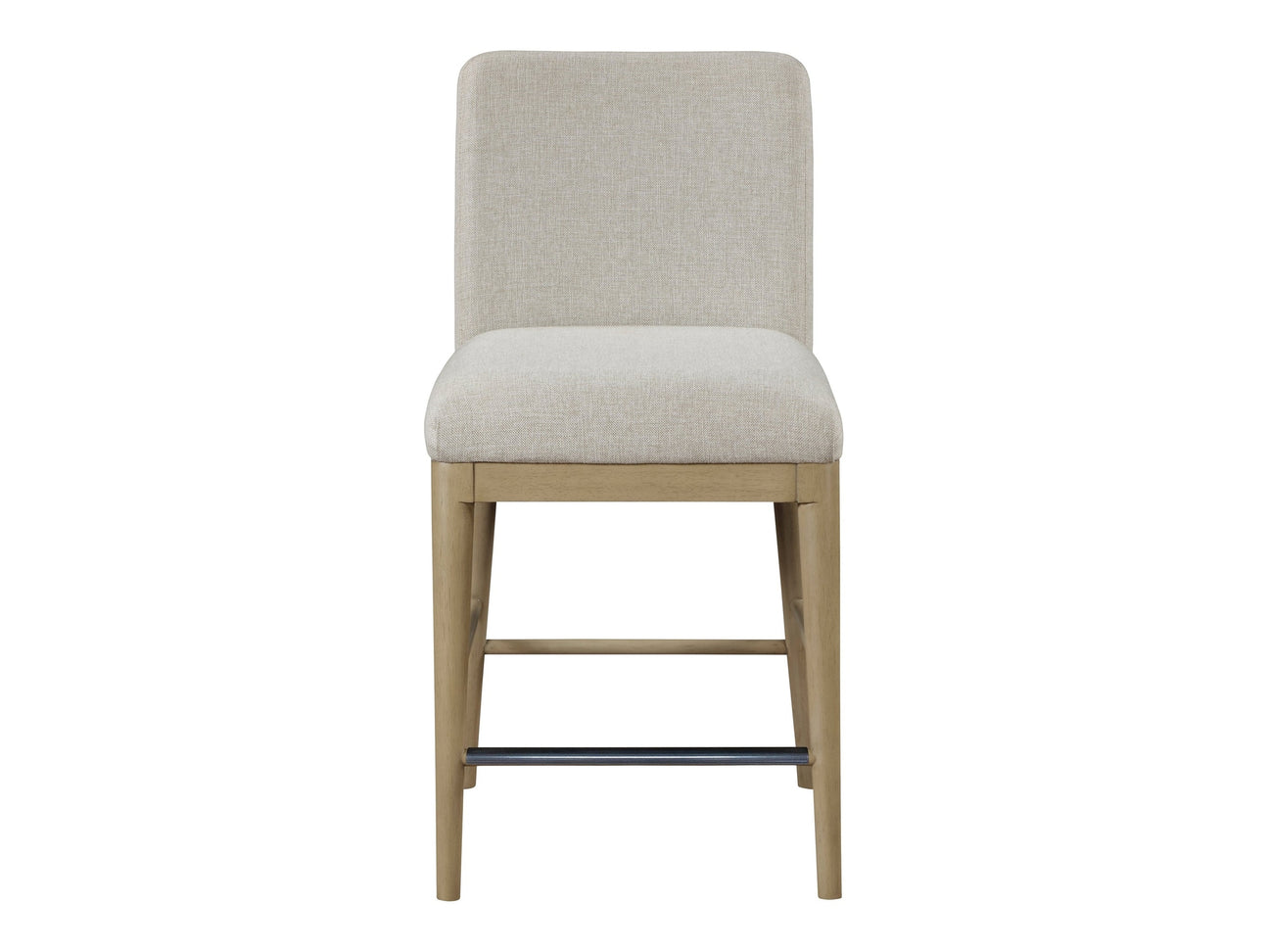 Warner Natural/Beige Counter Height Chair (Set of 2) - Ornate Home