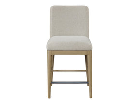 Warner Natural/Beige Counter Height Chair (Set of 2) - Ornate Home