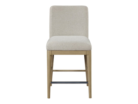 Warner Natural/Beige Counter Height Chair (Set of 2) - Ornate Home