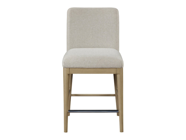 Warner Natural/Beige Counter Height Chair (Set of 2) - Ornate Home