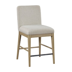 Warner Natural/Beige Counter Height Chair (Set of 2) - Ornate Home