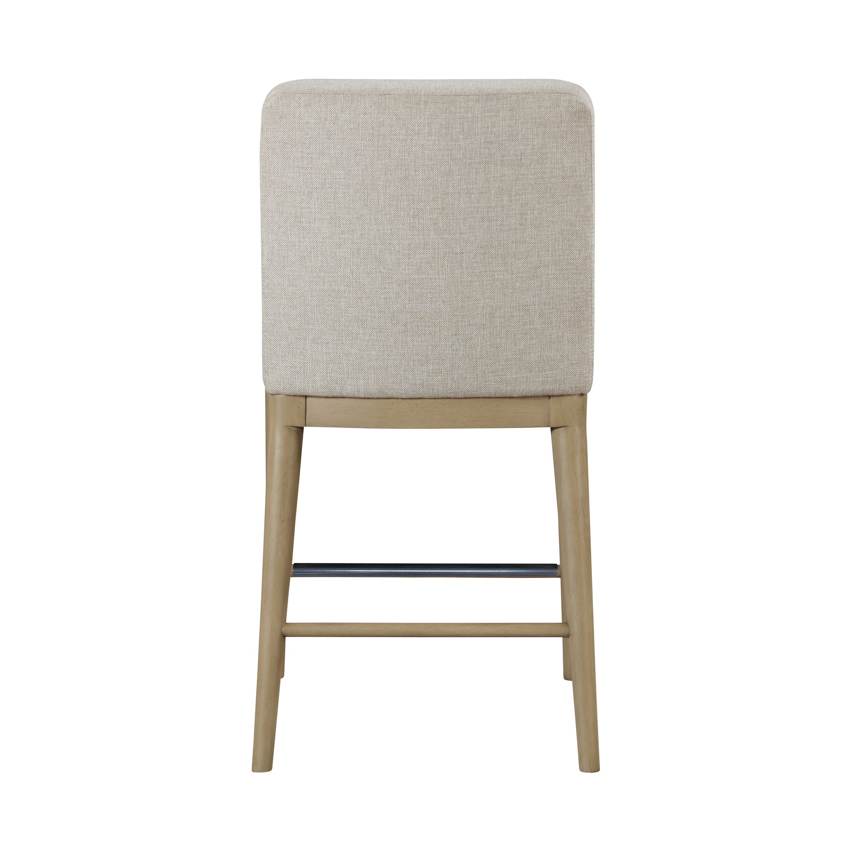 Warner Natural/Beige Counter Height Chair (Set of 2) - Ornate Home