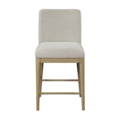 Warner Natural/Beige Counter Height Chair (Set of 2) - Ornate Home