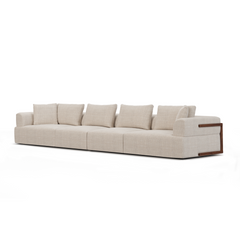 Warner Oatmeal 2-Piece Long Sofa Set - Ornate Home