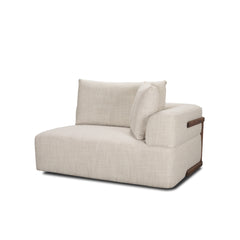 Warner Oatmeal 3-Piece Standard Sofa Set with Corner Piece - Ornate Home